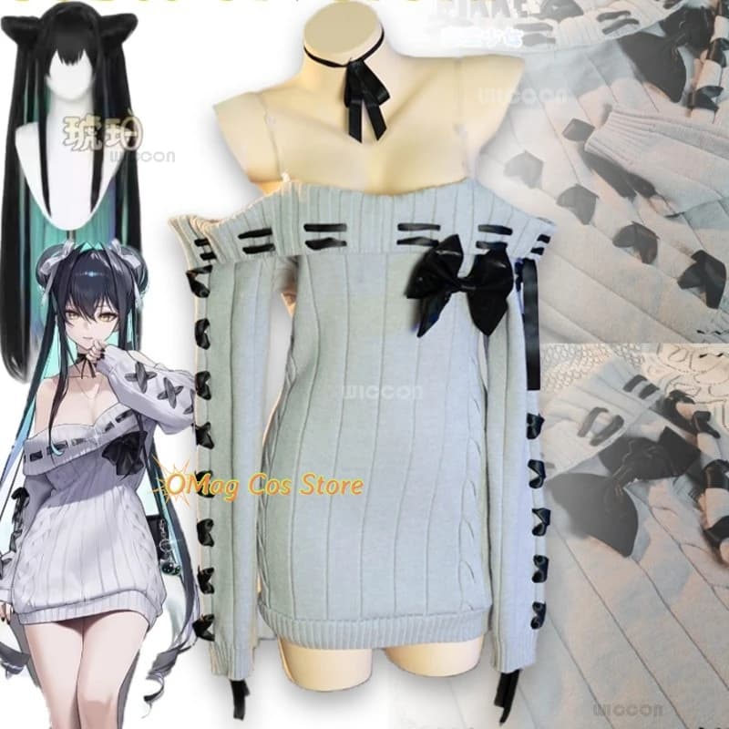 Disfraz Game Character Outfit Women Halloween Party gODDESS Little Mermaid Anniversary Dress Accessories deguisement adulte