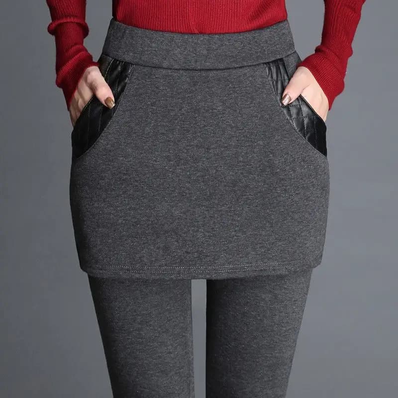 Autunno inverno delle donne nuove alla moda eleganti Leggings a vita alta in tinta unita Casual versatili pantaloni comodi per il pendolarismo