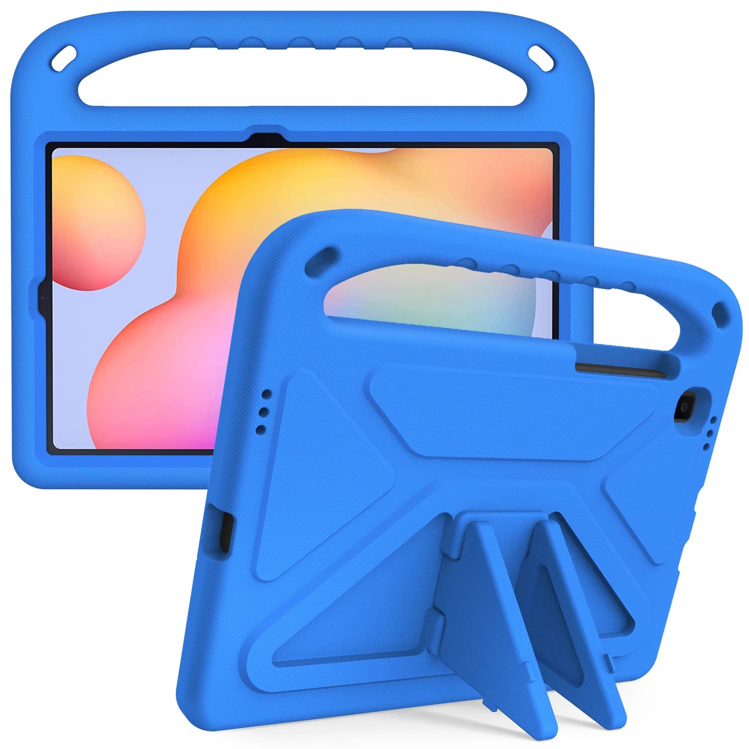 Kids Case for Samsung Galaxy Tab A 10.1 T510 A8 10.5 X200 A9+ X210 S6Lite 10.4 inch P610 P620 Handle Stand EVA Tablet Cover