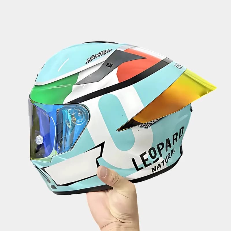 Accessori per casco Spoiler per KYT TT Course Decorazione casco Spoiler per casco posteriore Moto