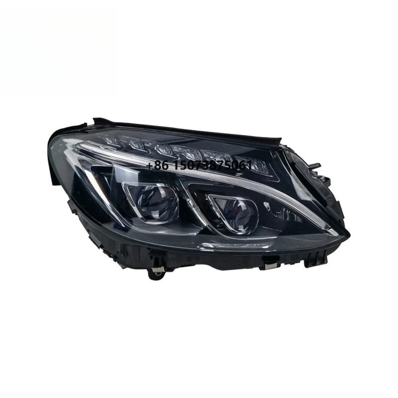 Front Headlight High Configuration Dual Lens LED Headlight Assembly for W205 A2059066204