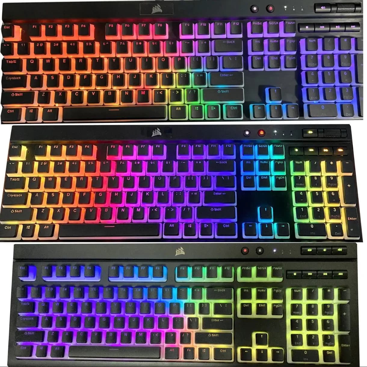 Copritasti Pudding Corsair translucent PBT Cover for mechanical keyboard CORSAIR Corsair K70 K65 K68 K63 K95 LUX STRAFE Cover