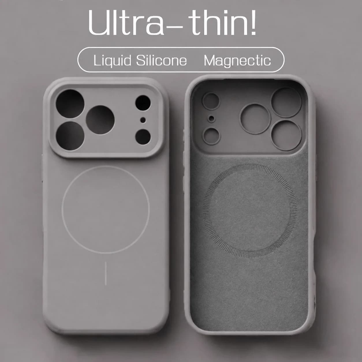 Luxury Liquid Silicone for Magsafe Wireless Charge Case for IPhone 18 17 12 13 14 15 16 Pro Max Shockproof Skin Feel Soft Cover