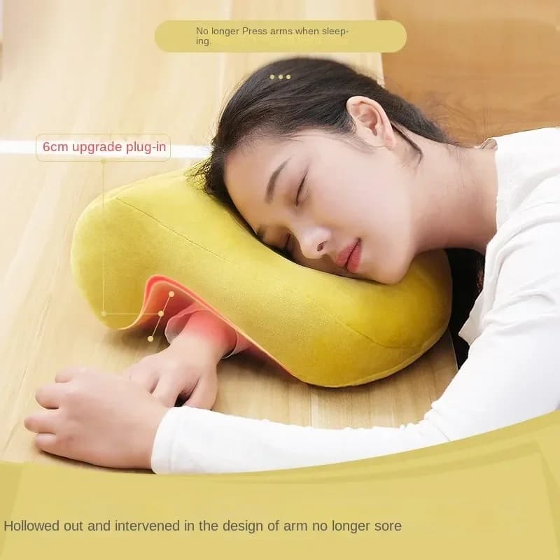 Cuscino da ufficio con design cavo, cuscino da viaggio traspirante, cuscino per il riposo, cuscino per il corpo, Anime