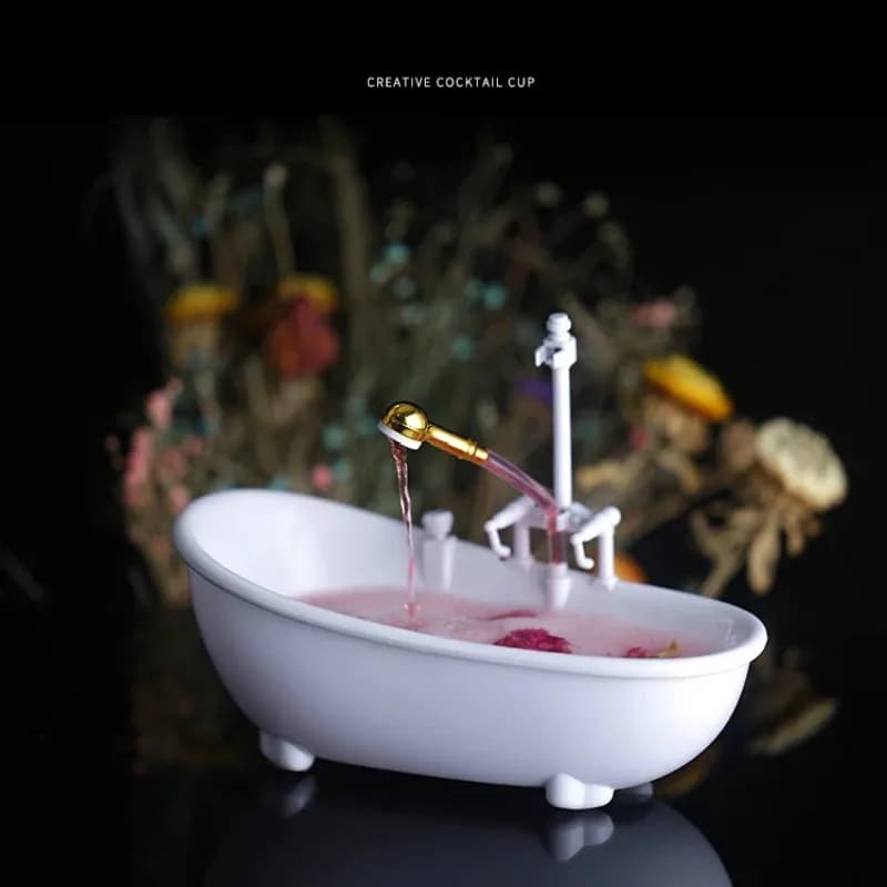 Divertente vasca da bagno creativa bicchiere da Cocktail bicchiere da acqua ciclico elettrico Milkshake bevande fredde Bar Nightclub TIKI Flip bicchiere da vino