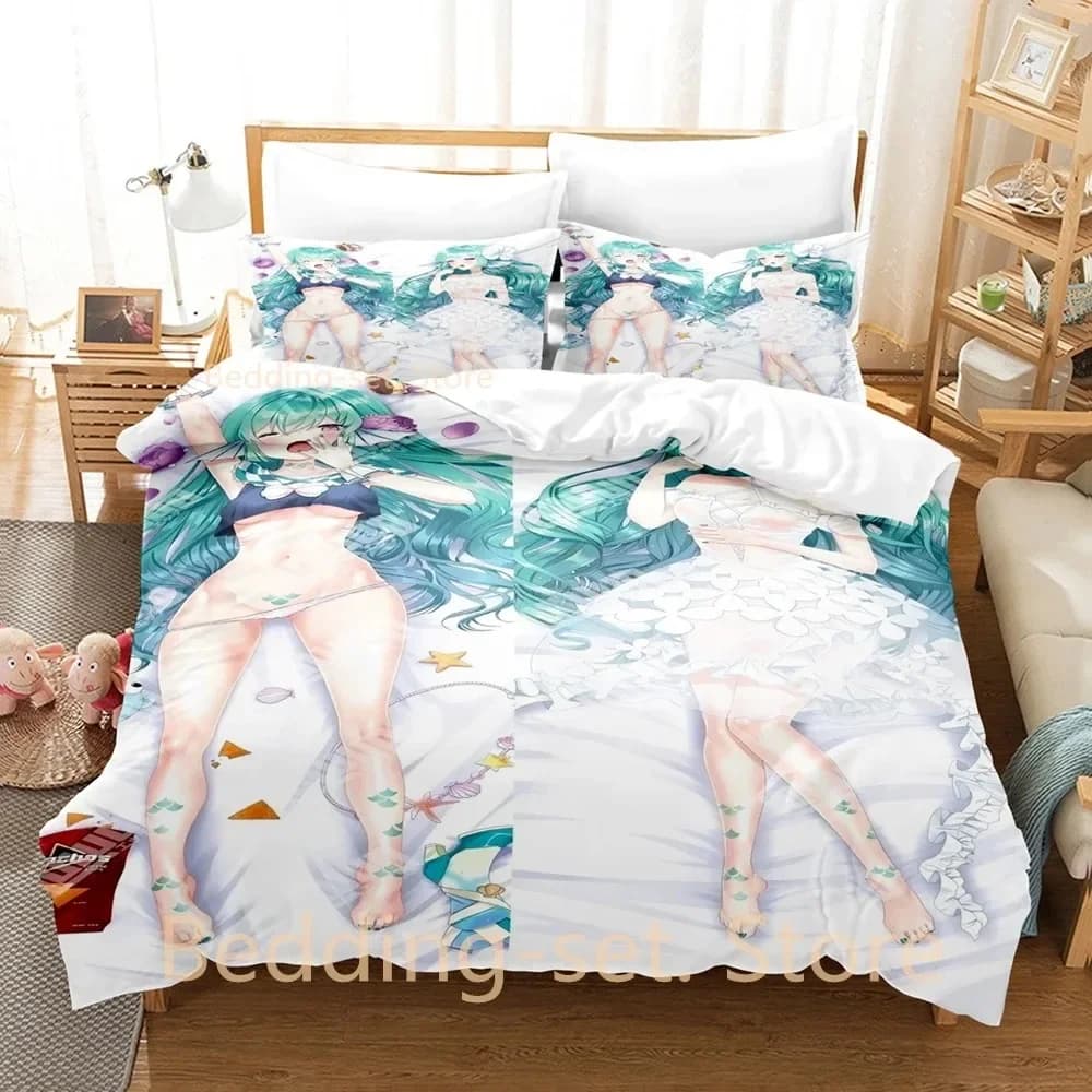 Set di Biancheria da Letto Finana Ryugu 2024, Misure Singolo, Matrimoniale, Queen, King, Set per Camera da Letto Adulti e Bambini, Set Copripiumino 3D Anime