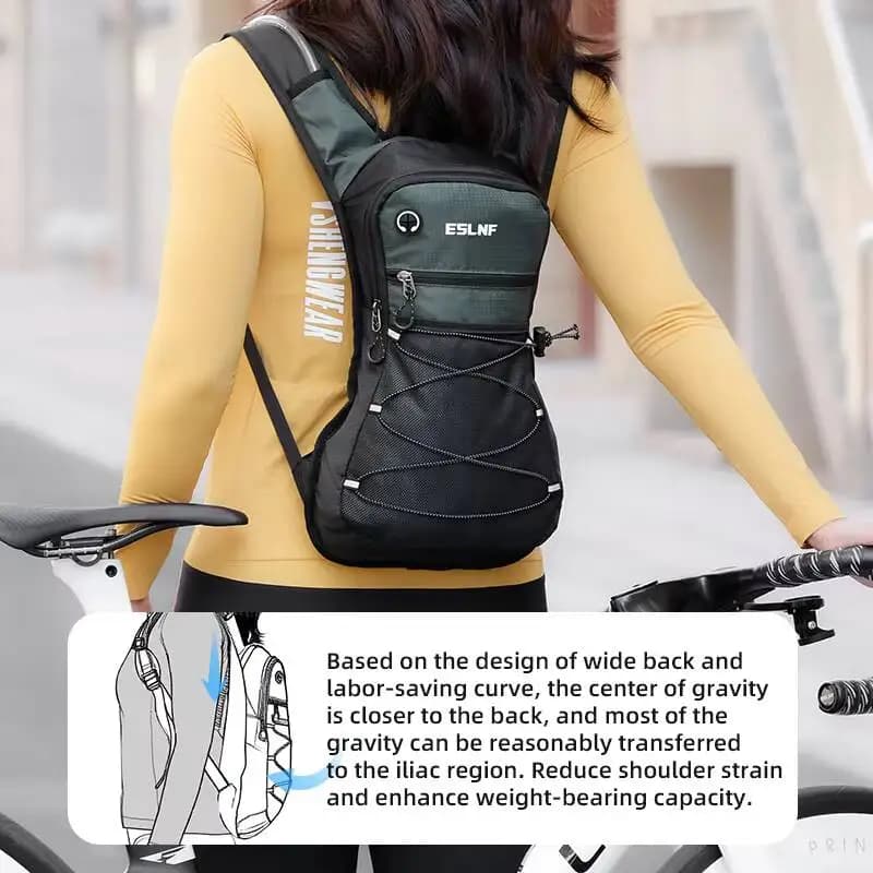 ESLNF Cycling Hiking Outdoor Sports Hydration for Lightweight Mountaineering Backpack Camping Water Bag Backpack