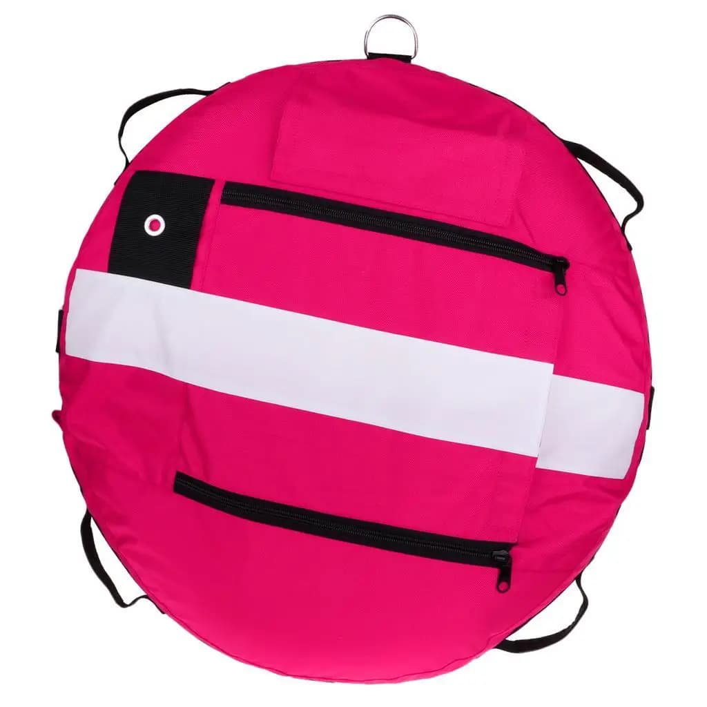 Freediving Buoy Inflatable Float for Diving, Spearfishing, Snorkeling Pink