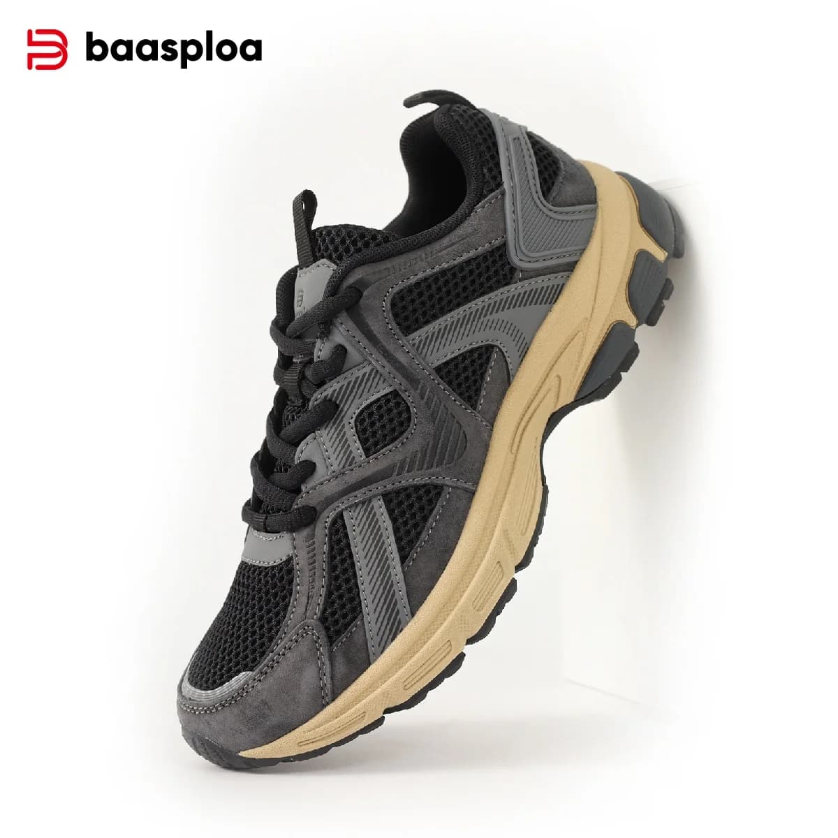 Baasploa Scarpe da ginnastica casual da donna Scarpe sportive leggere e traspiranti Scarpe da corsa da passeggio comode con lacci femminili in gomma antiscivolo