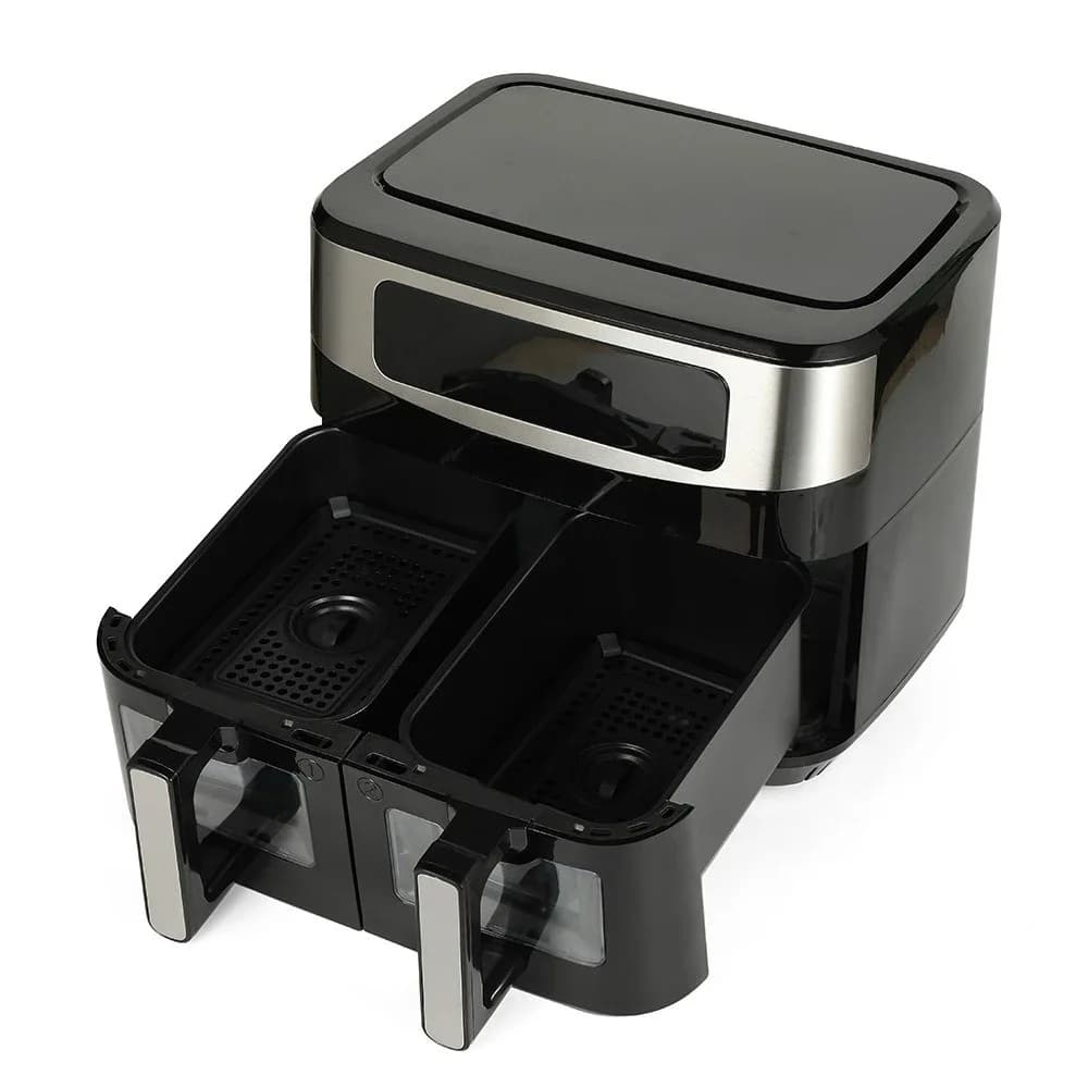12L cross-border double-bladder double-open air fryer, smart household electric fryer, multi-functional French fries machine