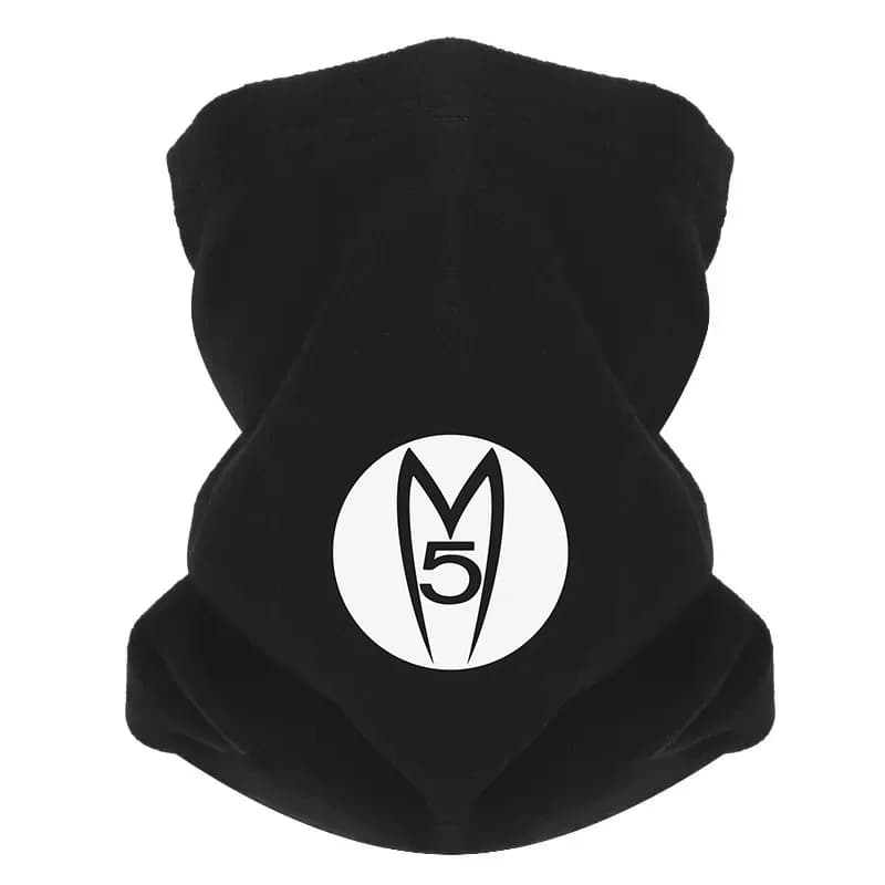 Lettera astratta e numero cinque Uomini Sciarpa da esterno Maschera Ghetta per il collo Cappello Berretto da donna Copricapo Antivento Tenere al caldo Inverno Multifunzione