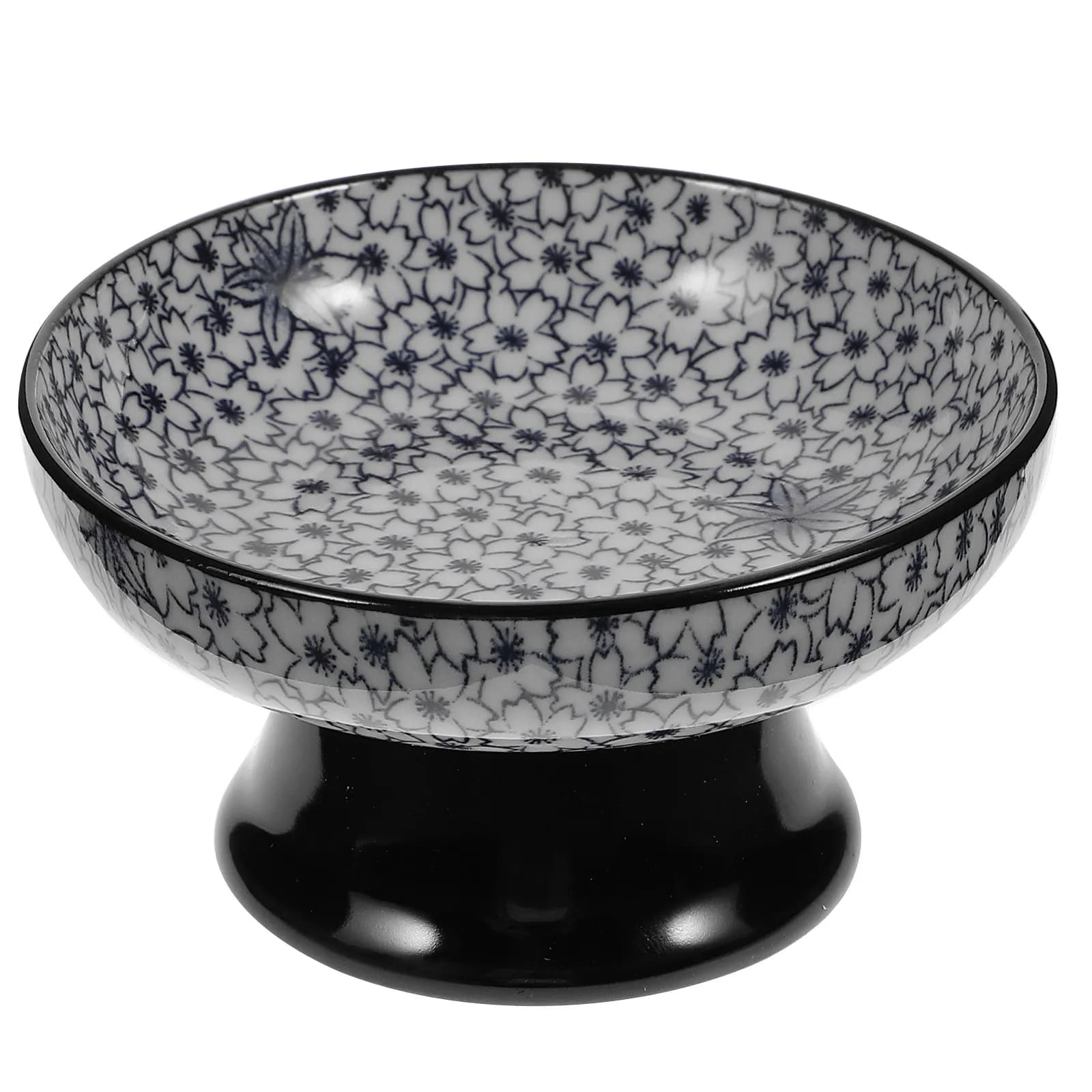 Exquisite Blue and White Porcelain Food Tray Snack Dish Dried Fruit Plate Cake Server Decorative Ceramic Serving Tray Jewelry