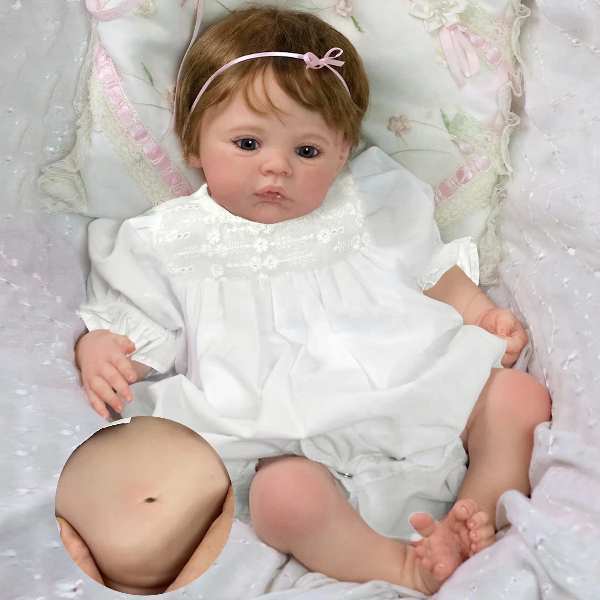 45 centimetri Coccolone Tutto Corpo In Silicone Viny Prato Bebe Reborn Ragazza Fatta A Mano Realistica Arte Reale Neonato Giocattolo Per Il Regalo dei bambini