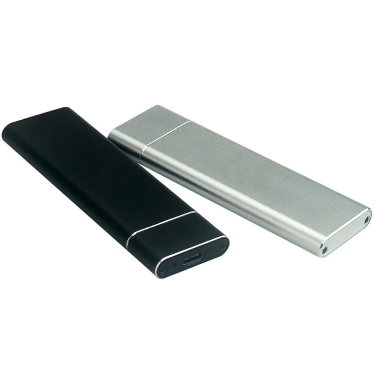 Custodia per Disco Rigido M.2 in Lega di Alluminio con Interfaccia USB C, Supporto Protocolli SATA e NVME, Case Esterno per Hard Disk B-KEY