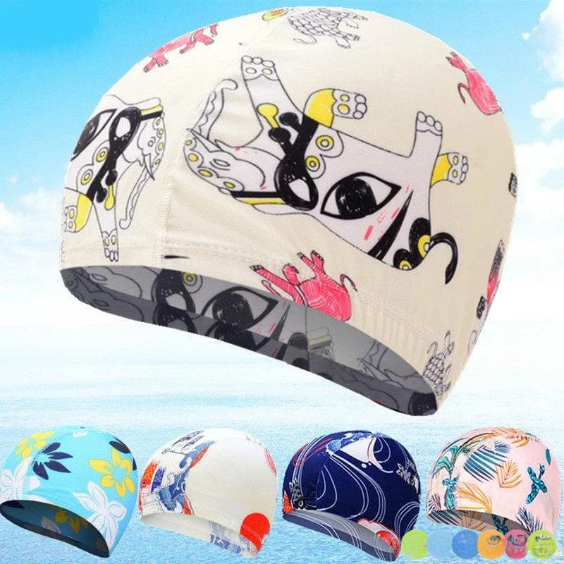 New Fashion Style Elastic Fabric Swimwear Comfortable for Men and Women - Protection for Long and Hair Earrings, Not Elasticized, Super Sold!
