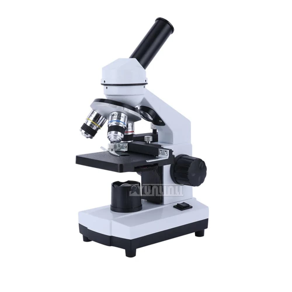 640X-1600X Microscopio monoculare Insegnamento scolastico Microscopio elettronico per biologia Microscopio per rilevamento cellulare per bambini 2025 NUOVO
