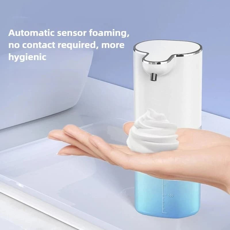 Touchless Automatic Sensor Foam Soap Dispenser High Capacity Type C Charging Adjustable Liquid Control for Hand Wash