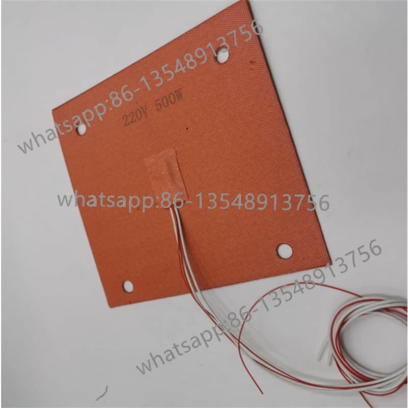 Stampante 3D VZ235 importata letto caldo in silicone ad alta temperatura 500W 235mm di larghezza protezione termica