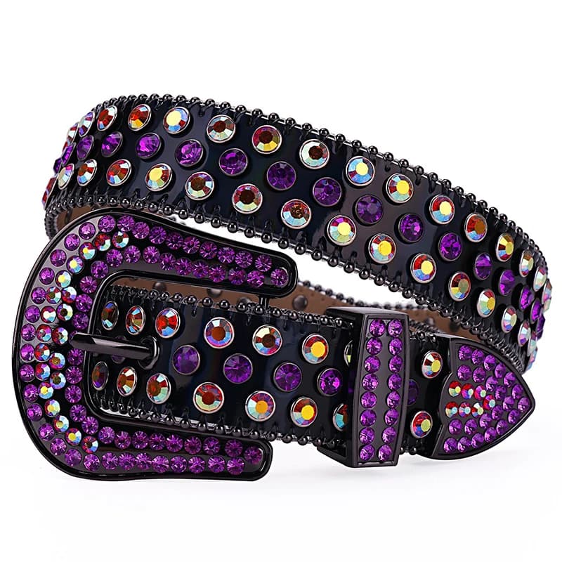 moda uomo hip hop punk cinture con strass cintura in morbida pelle tempestata di diamanti cinturino da donna con fibbia ad ardiglione guinzaglio strapon