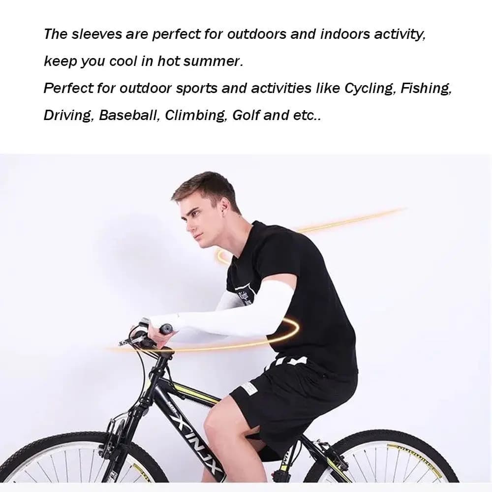 Warmer Sportswear Summer Cooling Basketball Arm Cover Sun Protection Arm Sleeves Outdoor Sport
