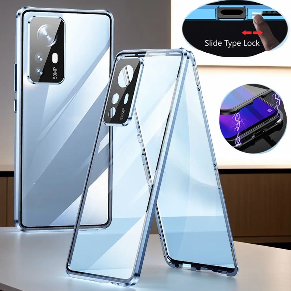 Lente Proteggi Custodia magnetica in metallo per telefono Chiusura a scatto per Honor 300 200 Smart 70 Pro Plus 90 Lite 50 Custodie con copertura in vetro a doppia faccia