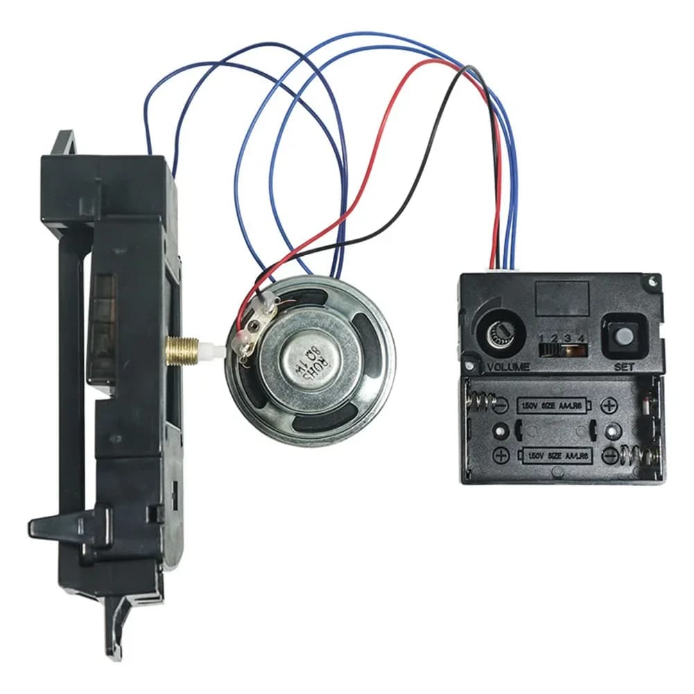 Creative Wall Clock Mechanism Kit Includes A Music Box Feature Perfect For DIY Crafting And Repairs Of Vintage Clocks