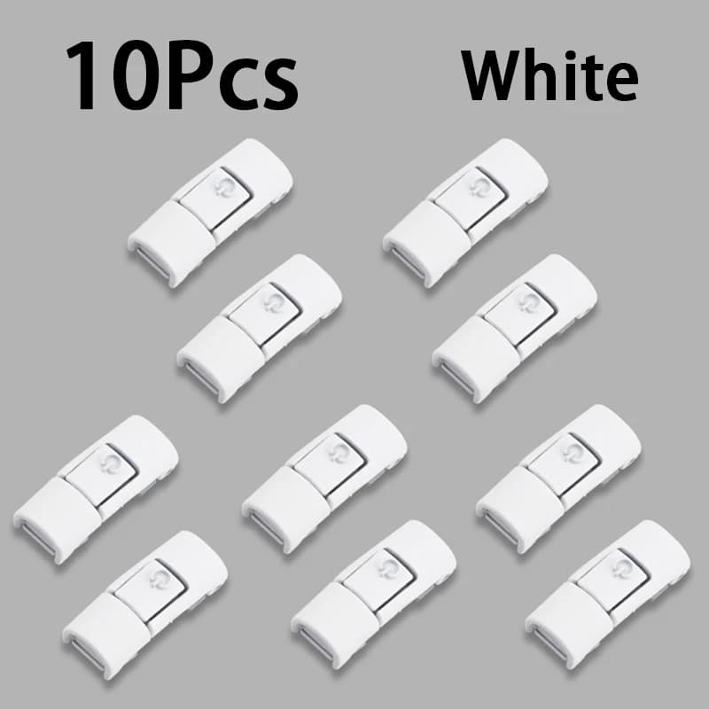 10Pcs Colorful Metal Shoelace Clip Press buckle Shoelaces Press Lock Shoes Accessories AF1 Sneakers Kits Metal Laces Tip