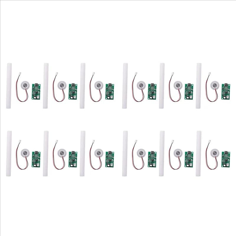 FORW-12Pcs Piastra di atomizzazione del creatore di nebbia con driver del circuito integrato del modulo umidificatore USB 5V con interruttore di temporizzazione