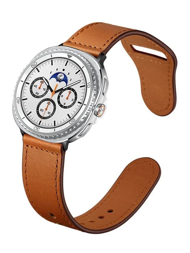 For Samsung Galaxy Watch 8 classic strap 46mm 44mm 40mm Ultra 47mm leather strap replacement strap Galaxy Watch 8 Band