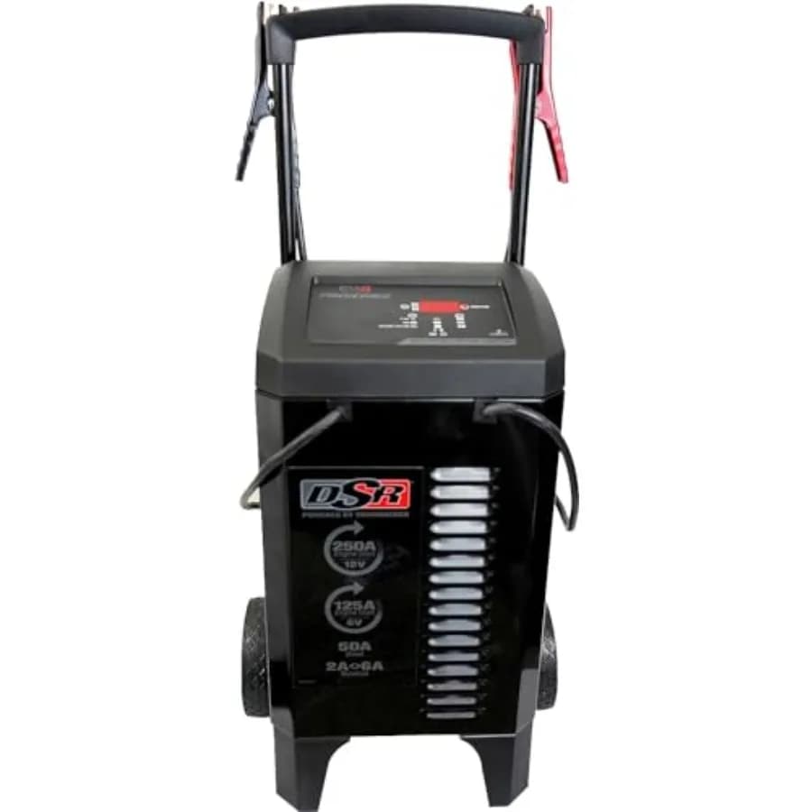 Schumacher Electric DSR Pro Series Charger with 6 V/12 V wheels and engine starter - Heavy and main car charger