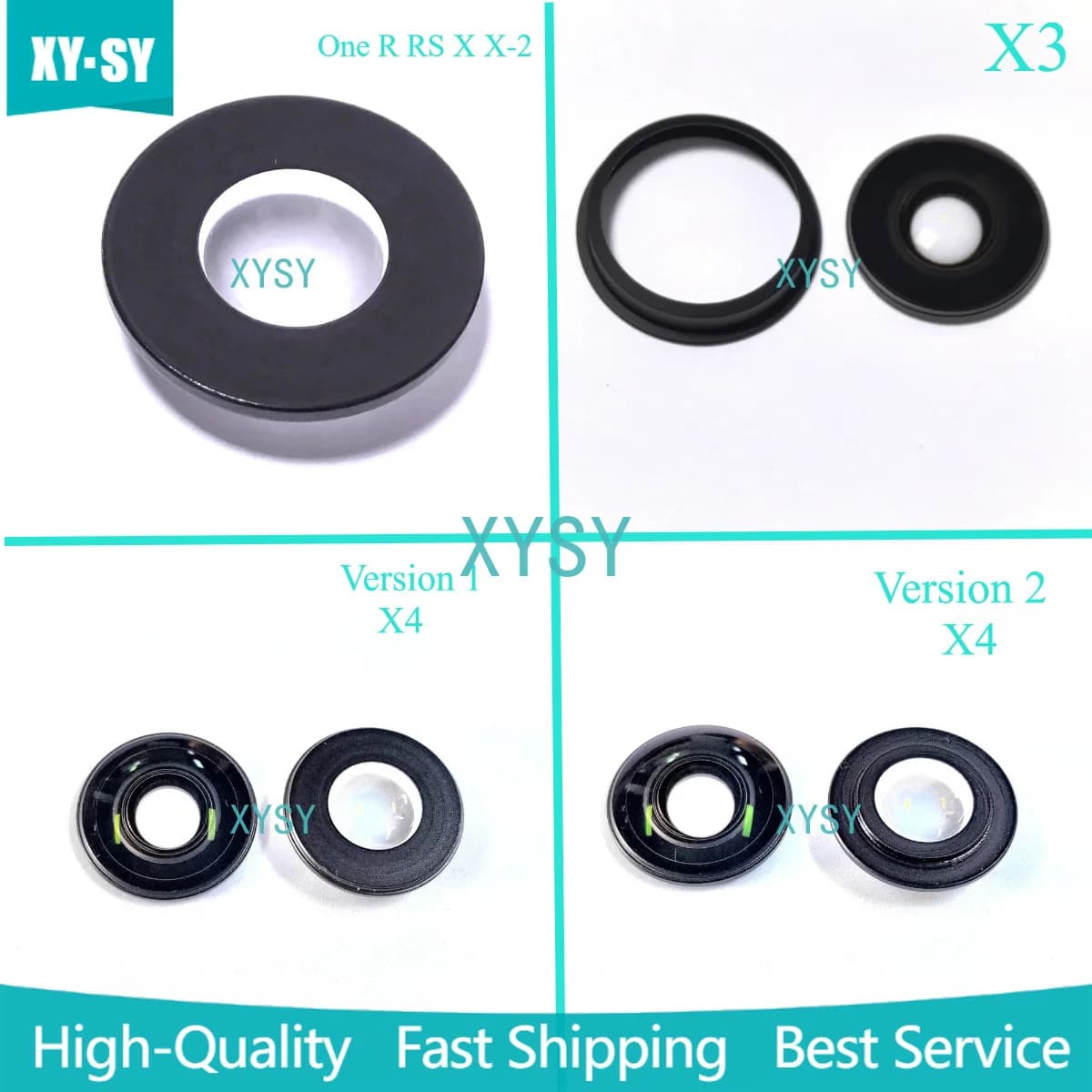 Lente in Vetro Fish Eye per Insta 360 ONE X2 / ONE X /ONE R / RS X3 X4, Parti di Ricambio e Accessori per Action Camera