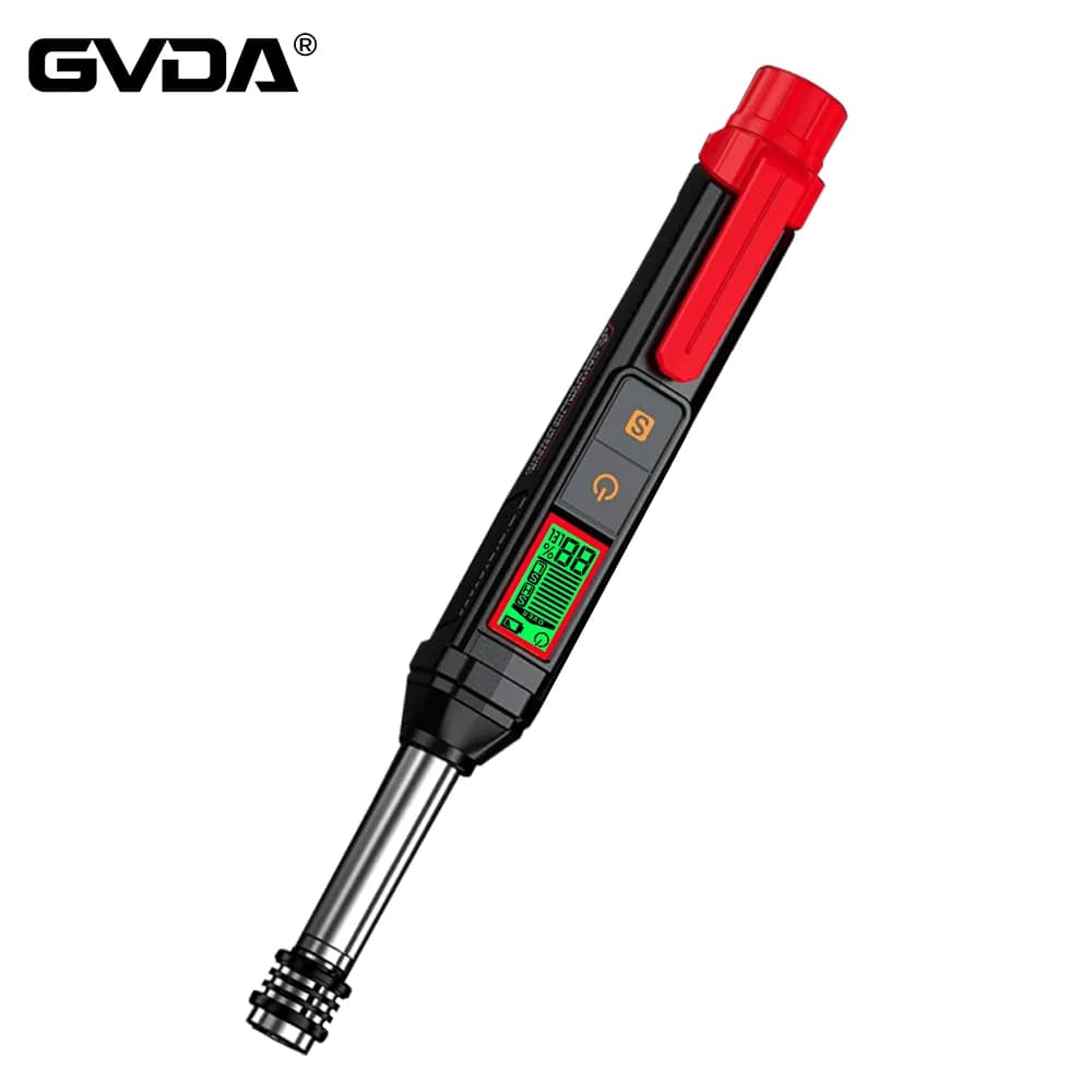 GVDA Gas Leak Tester Portable Combustible Gas Detector LED Digital Natural Gas Meter With Audible And Visual Alarm Gas Sniffer
