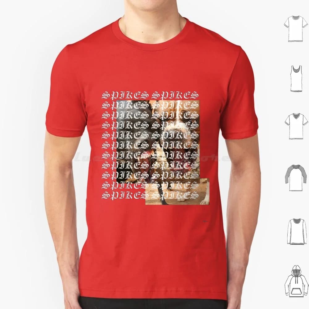 Spikes T Shirt Big Size 100% Cotton Spikes Drugs Fire Needle Heroin Opiods Pills Gang Gangs Violence Pop Culture Crystal