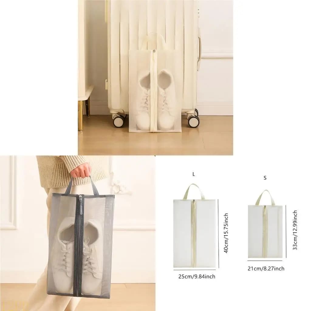Borsa per scarpe multifunzionale ventilata 12PD Borsa da viaggio per palestra Interni spaziosi e antipolvere
