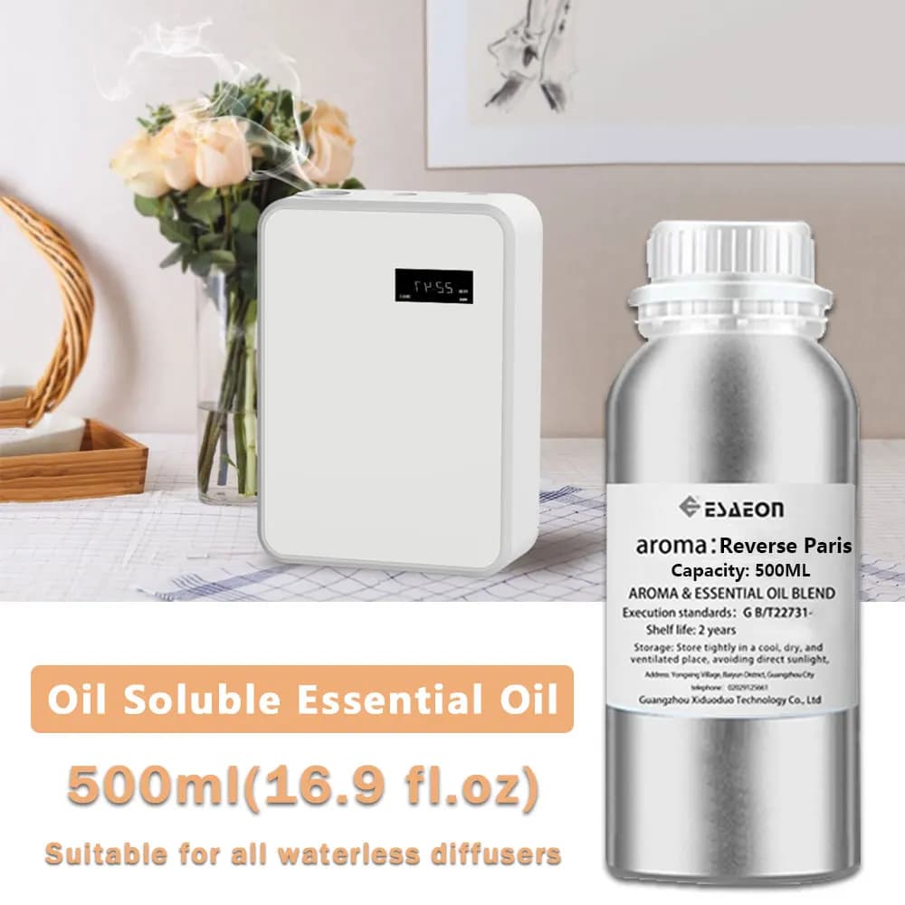 ESAEON 500ml (16.9 fl.oz) Oli Essenziali Reverse Paris/Pino - Olio Profumato per Diffusore, per Macchina Aromatizzante