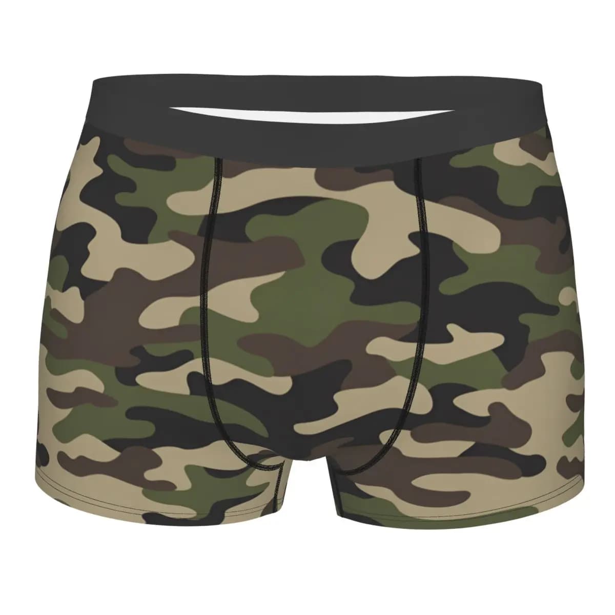 Pantaloncini boxer mimetici moderni da strada urbana Regalo di anniversario per il fidanzato Stampa 3D Biancheria intima da uomo Mutandine Slip Mutande morbide