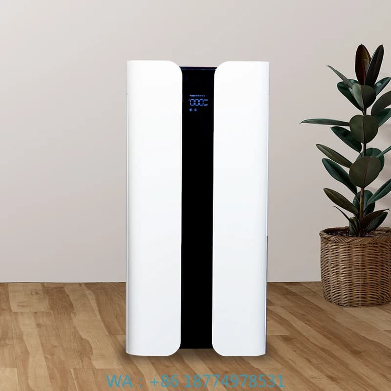 Purificatore d'aria per ambienti con filtro e display in tempo reale UVC AQI per interni