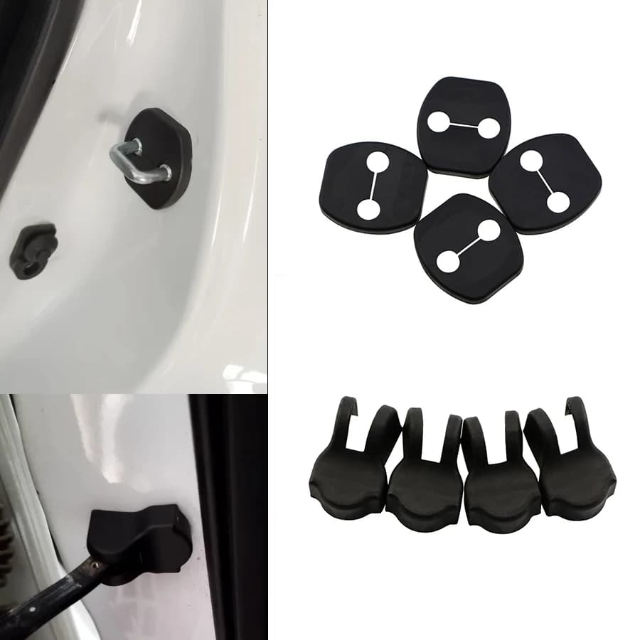 Copertura della serratura della porta Copertura del fermaporta per Nissan X-trail T32 Rogue Qashqai J11 Teana Altima Murano Juke Almera Sentra