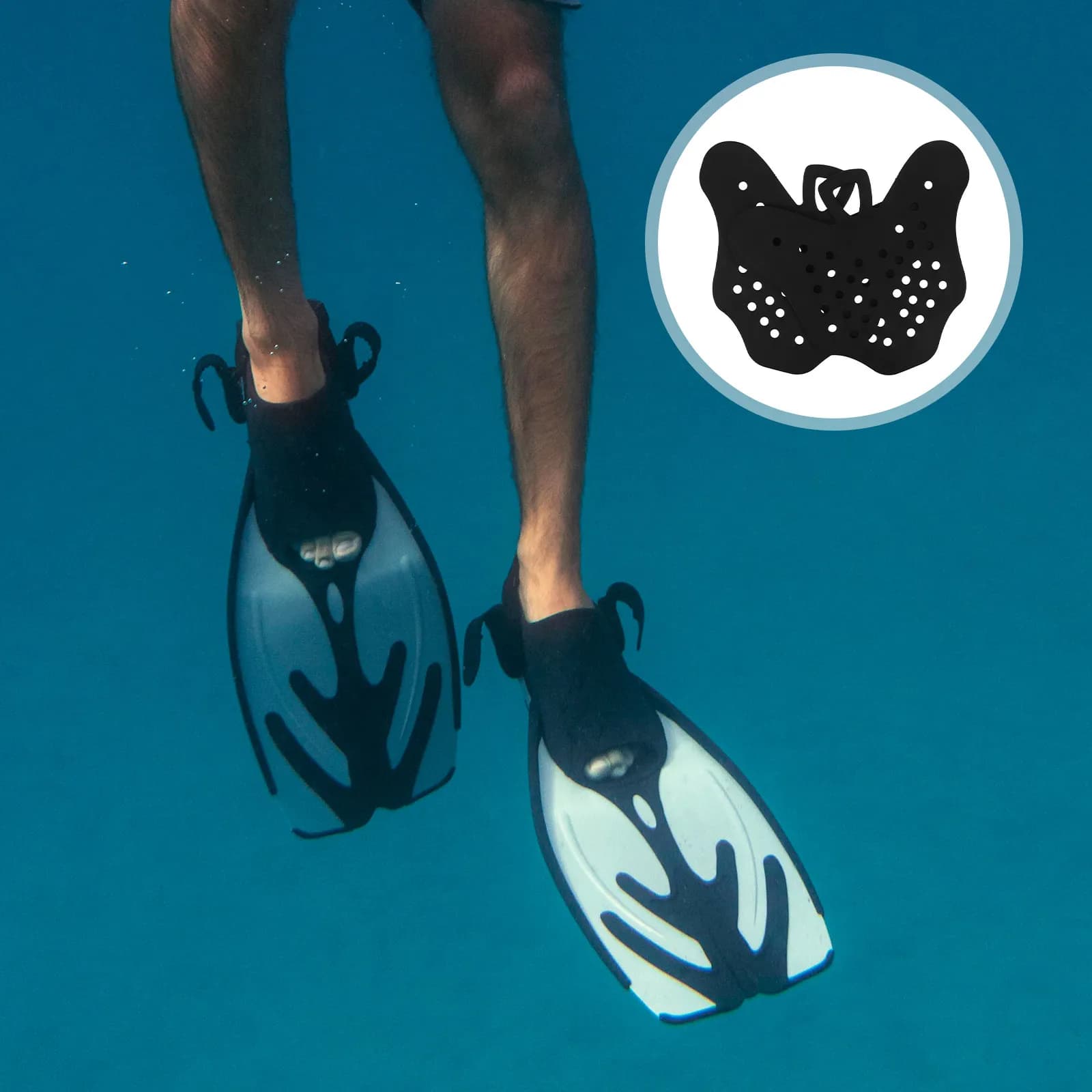 2 Pezzi Inserti per Pinne da Immersione, Supporto per Piedi, Comodi e Anti-Collapsamento, Ricambi per Pinne da Snorkeling