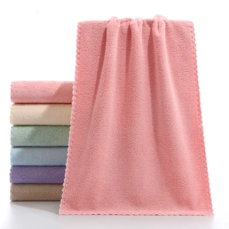 Set di 3 Asciugamani in Pile Corallo Ultra Morbidi e Altamente Assorbenti, Ideali per Casa, Bagno, Doccia, Hotel, Viaggi e Pulizie Quotidiane