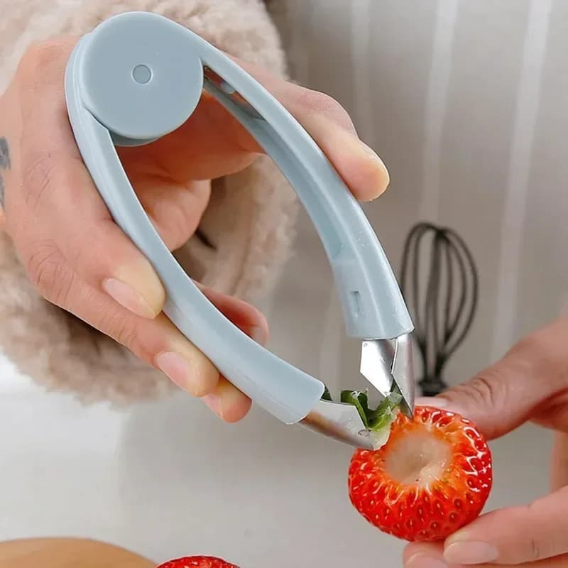 Kitchen Stainless Steel Ananas Eye Corer Fruit Vegetable Knives Removal Stem Clip Strawberry Scraper Pelapatate Pinzette Gadget