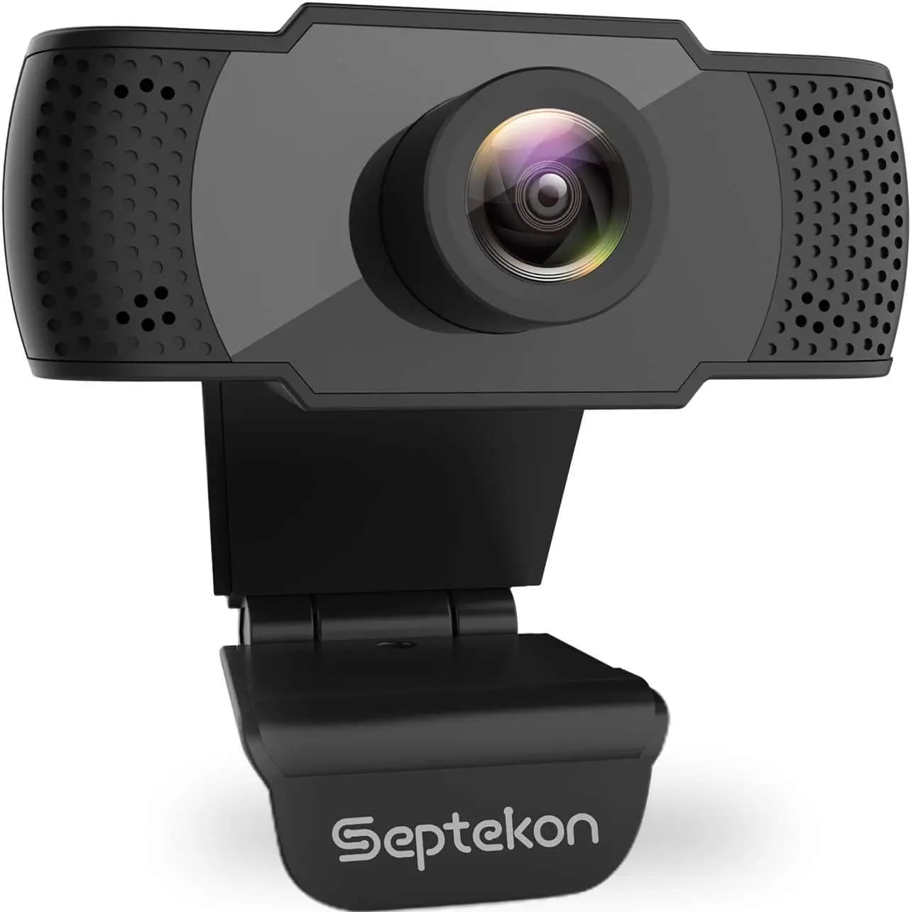 1080P HD Webcam with Microphone, USB Computer Camera for Laptop/Desktop/Mac/TV, Video Calling Conferencing Streaming
