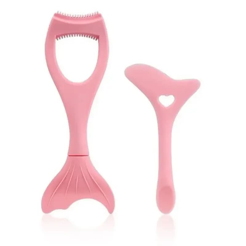 2-piece set winged applicator set Reusable silicone eyeliner guide Eyeliner Stencil Mascara Shield Eye makeup tool, Applic mask