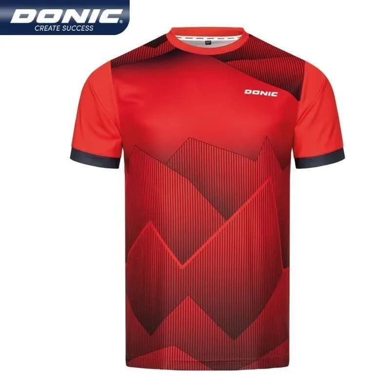 Donic maglia da ping pong manica corta da uomo e da donna ad asciugatura rapida abbigliamento sportivo traspirante competizione 83242 T-shirt