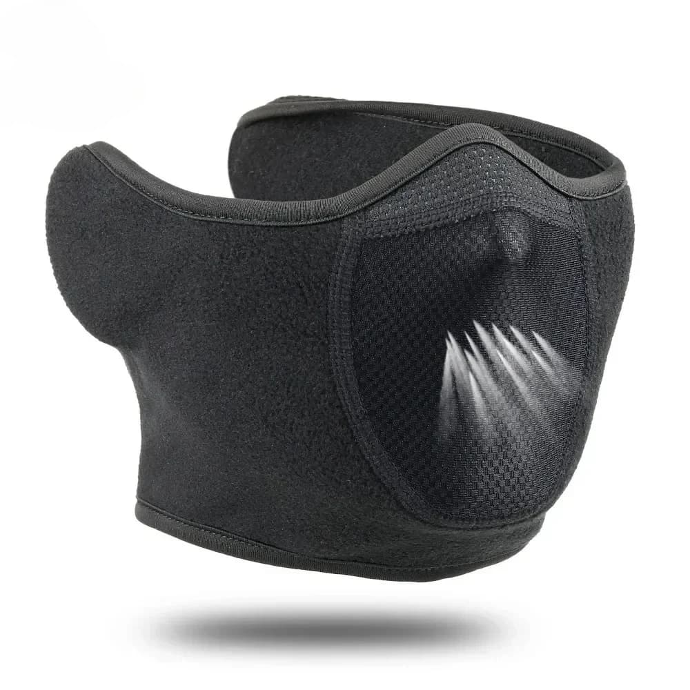 Passamontagna termico invernale moda Maschera a pieno facciale Cappello da sci Cappello Bandana Sciarpe da snowboard antivento Berretto da casco da uomo per donna Nero