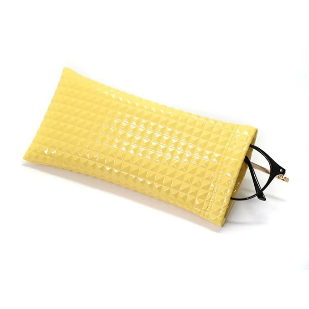 Portable Glasses Bag Simple with Automatic Closure Sunglasses Protector Multifunctional Glasses Case Eyewear Accessories