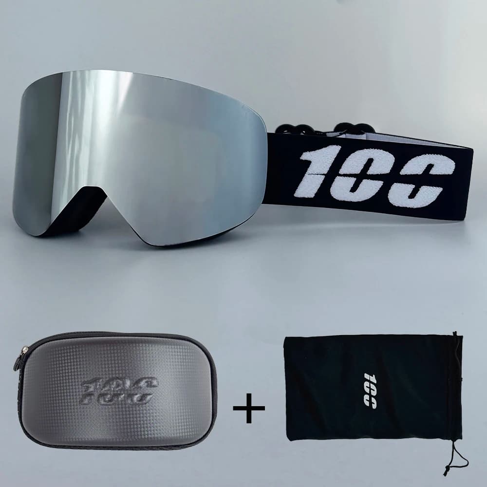 Ski Goggles Magnetic Double Layer Anti Fog Professional Skiing Mask Men Women Super View Snowboard UV400 Snow Sunglasses