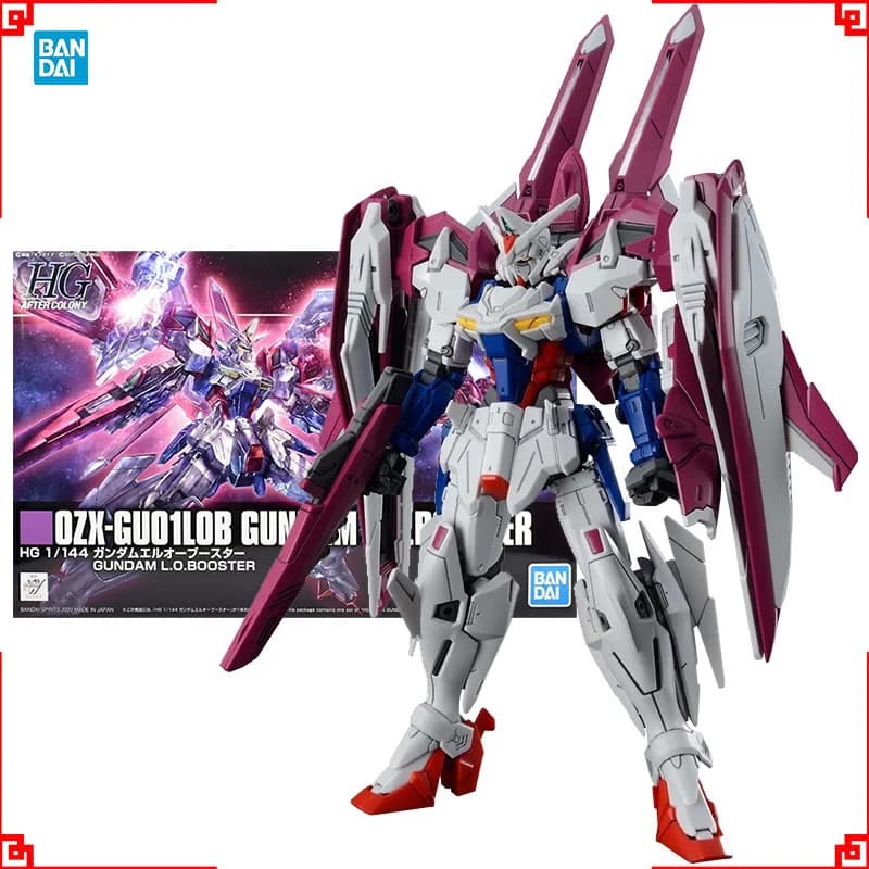 Kit Modello Gundam Bandai HGUC PB L.O.Booster, Action Figure, Kit di Montaggio Gunpla, Collezionabili Gundam, Statuette Anime, Giocattoli, Regalo per Ragazzi