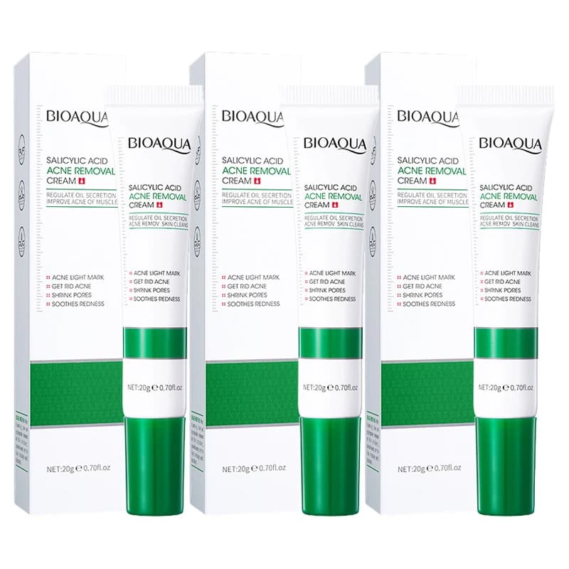 1/2/3pcs BIOAQUA Salicylic Acid Face Cream Acne Removal Creams Mark Repair Moisturizing Blackhead Remover skincare Facial Cream