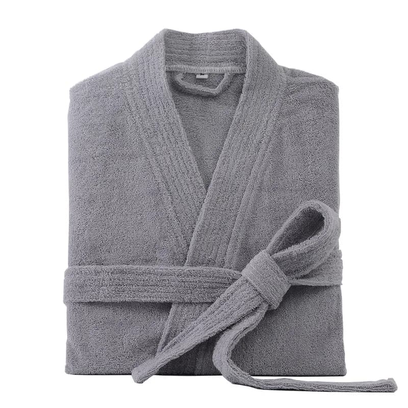 100% cotton bathrobe for men long thick absorbent sponge bathrobe Kimono men towel solid bathrobe women nightwear robe